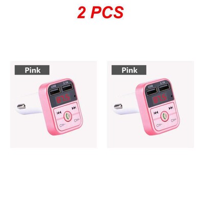 2–5 tk vabakäeline autolaadija Bluetooth kahe USB pingega ekraaniga telefoni laadija adapter, sigaretisüütaja toide telefoniauto jaoks