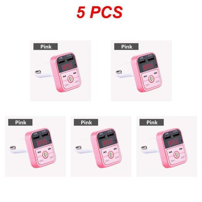 2–5 tk vabakäeline autolaadija Bluetooth kahe USB pingega ekraaniga telefoni laadija adapter, sigaretisüütaja toide telefoniauto jaoks