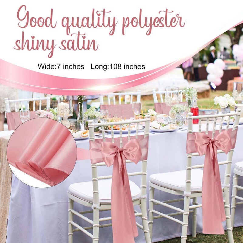10 τμχ/παρτίδα Σατέν καρέκλα Φιόγκος Φύλλα Καρέκλα γάμου Κόμπος Κορδέλα Γραβάτες πεταλούδα Ξενοδοχείο Πάρτι Εκδήλωση Διακόσμηση εστιατορίου