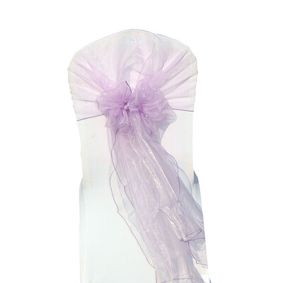 10 tk Pulmakaunistus Organza tooli kate Sündmuse pidu bankett Hotelli tooliraamid tooli kate sõlme kaunistus 65x275cm