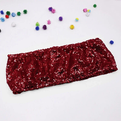 10 τμχ Φύλλα καρέκλας από ελαστικές παγιέτες Sparkly Gold Sash Band για γαμήλιο πάρτι για συμπόσιο Κάλυμμα καρέκλας εξωτερικού χώρου Διακοσμήσεις φύλλου