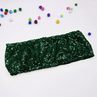 10 τμχ Φύλλα καρέκλας από ελαστικές παγιέτες Sparkly Gold Sash Band για γαμήλιο πάρτι για συμπόσιο Κάλυμμα καρέκλας εξωτερικού χώρου Διακοσμήσεις φύλλου