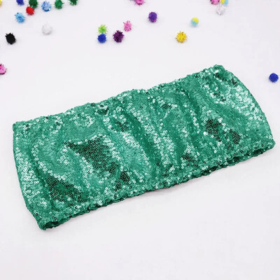 10 τμχ Φύλλα καρέκλας από ελαστικές παγιέτες Sparkly Gold Sash Band για γαμήλιο πάρτι για συμπόσιο Κάλυμμα καρέκλας εξωτερικού χώρου Διακοσμήσεις φύλλου