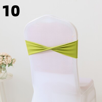 10PCS Spandex rastezljivi pojasovi za stolice Mašne Trake za stolice Elastične navlake za stolice Vezice Dekoracija za svadbenu svečanost Rođendanska zabava