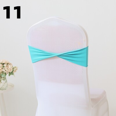 10PCS Spandex rastezljivi pojasovi za stolice Mašne Trake za stolice Elastične navlake za stolice Vezice Dekoracija za svadbenu svečanost Rođendanska zabava