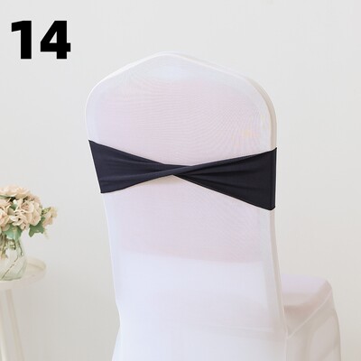 10PCS Spandex rastezljivi pojasovi za stolice Mašne Trake za stolice Elastične navlake za stolice Vezice Dekoracija za svadbenu svečanost Rođendanska zabava