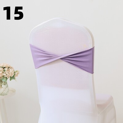 10PCS Spandex rastezljivi pojasovi za stolice Mašne Trake za stolice Elastične navlake za stolice Vezice Dekoracija za svadbenu svečanost Rođendanska zabava