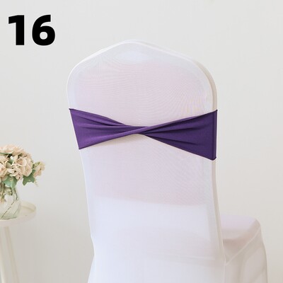 10PCS Spandex rastezljivi pojasovi za stolice Mašne Trake za stolice Elastične navlake za stolice Vezice Dekoracija za svadbenu svečanost Rođendanska zabava