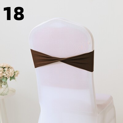 10PCS Spandex rastezljivi pojasovi za stolice Mašne Trake za stolice Elastične navlake za stolice Vezice Dekoracija za svadbenu svečanost Rođendanska zabava