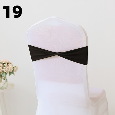 10PCS Spandex rastezljivi pojasovi za stolice Mašne Trake za stolice Elastične navlake za stolice Vezice Dekoracija za svadbenu svečanost Rođendanska zabava