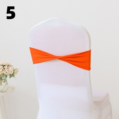 10PCS Spandex rastezljivi pojasovi za stolice Mašne Trake za stolice Elastične navlake za stolice Vezice Dekoracija za svadbenu svečanost Rođendanska zabava