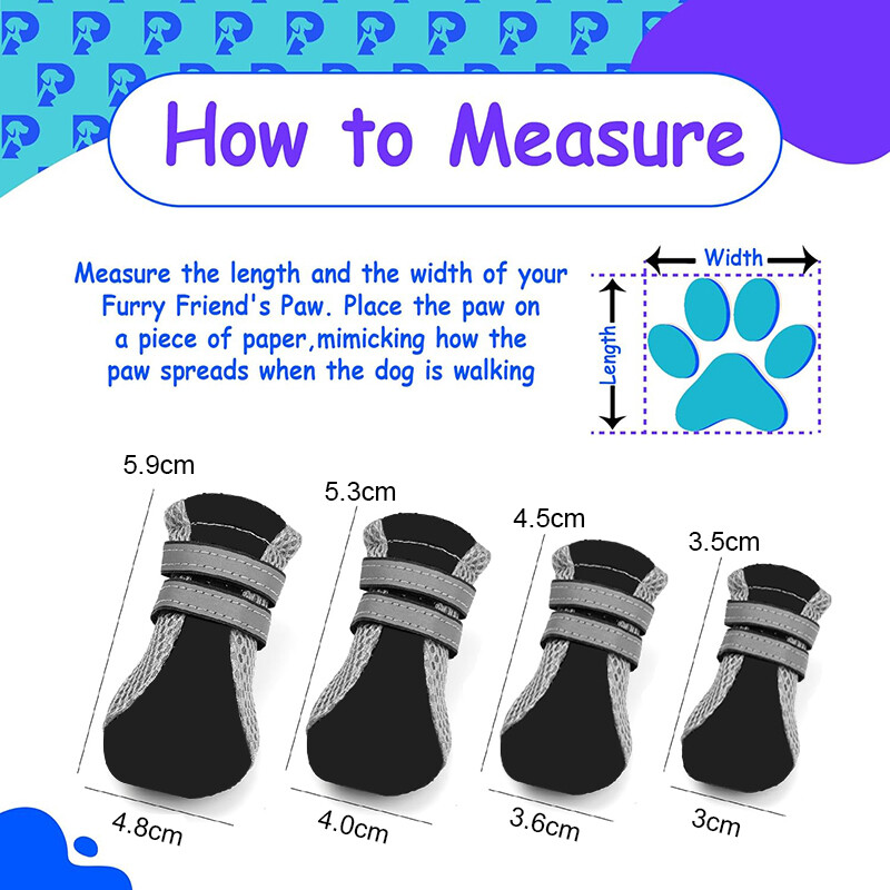 Pantofi respirabili pentru câini de companie, impermeabili, plimbări în aer liber, cu fundul moale, pantofi pentru animale de companie, cizme reflectorizante sigure pentru noapte pentru câini de talie mică, mijlocie