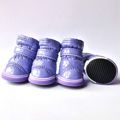 Vodootporne cipele za pse od 4 komada za male pse, zimske tople cipele za štene protiv klizanja, cipele za kućne ljubimce, čizme za snijeg, cipele za čivavu, yorkija