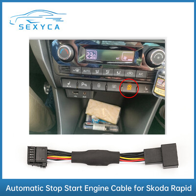 Σύστημα αυτόματης διακοπής εκκίνησης κινητήρα Ακύρωση απενεργοποίησης καλωδίου Βύσμα διακοπής αισθητήρα ελέγχου συσκευής για Skoda Octiava Super B Fabia Scala Kodiaq