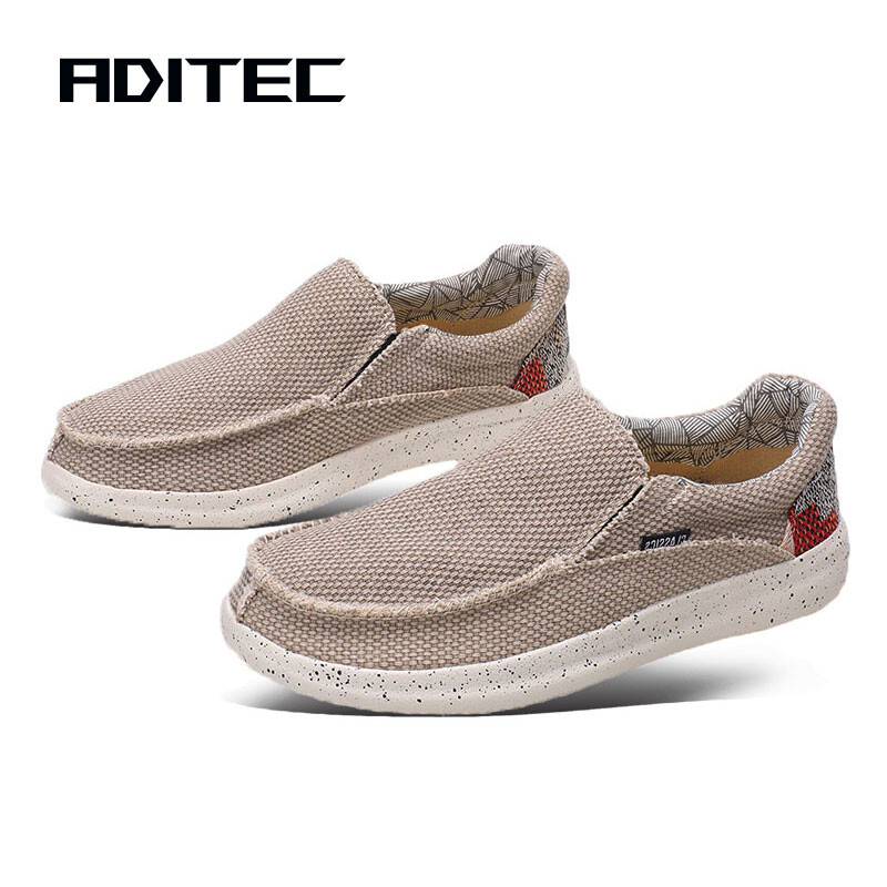 Κομψή ανδρική τζιν slip on loafers - άνεση που αναπνέει για όλη την ημέρα ，Ελαφρύ σχέδιο, χωρίς γραβάτα, εύκολο στη χρήση και στην απογείωση