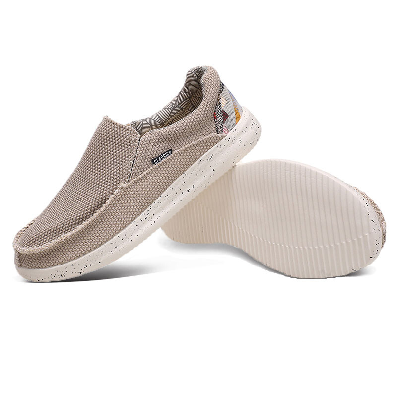 Κομψή ανδρική τζιν slip on loafers - άνεση που αναπνέει για όλη την ημέρα ，Ελαφρύ σχέδιο, χωρίς γραβάτα, εύκολο στη χρήση και στην απογείωση