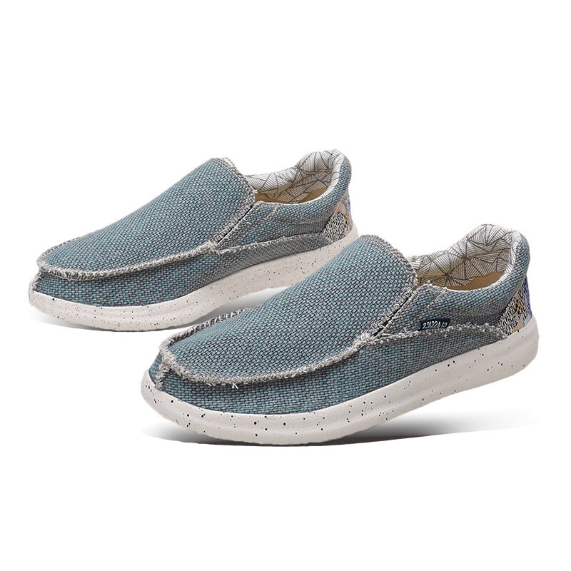 Κομψή ανδρική τζιν slip on loafers - άνεση που αναπνέει για όλη την ημέρα ，Ελαφρύ σχέδιο, χωρίς γραβάτα, εύκολο στη χρήση και στην απογείωση
