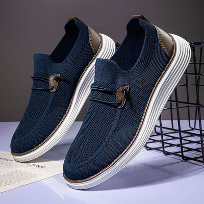 Pantofi de sport clasici Fujeak pentru bărbați Mocasini cu slip-on pentru bărbați Mocasini de afaceri de modă pentru bărbați de birou Pantofi de lucru pentru șofer tendințe