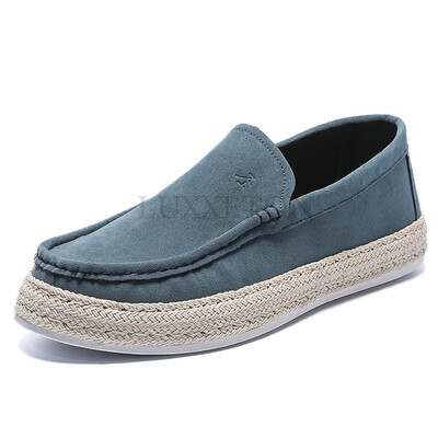 Pantofi espadrile pentru bărbați de primăvară Pantofi din pânză pentru bărbați Pantofi casual pentru bărbați respirabili Pantofi cu slip On Espadrile cu graffiti Încălțăminte