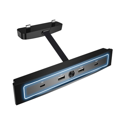 Încărcător rapid pentru Tesla Model 3 Y 2021 2022 27W Încărcător rapid USB Shunt Hub Docking Station Adaptor auto Extensie splitter de putere