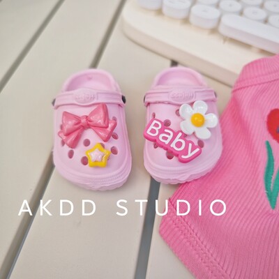 Korea Ins Pet Cats and Dogs Mini Cave παπούτσια Χαριτωμένα παιχνίδια Παντόφλες φωτογραφιών στηρίγματα Κρεμαστά διακοσμητικά σκυλιά Αξεσουάρ για κατοικίδια