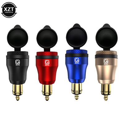 Încărcător USB din aluminiu 30W PD Type-C QC 3.0 Adaptor încărcător rapid impermeabil pentru priză Hella DIN/ Motociclete BMW Ducati Triumph