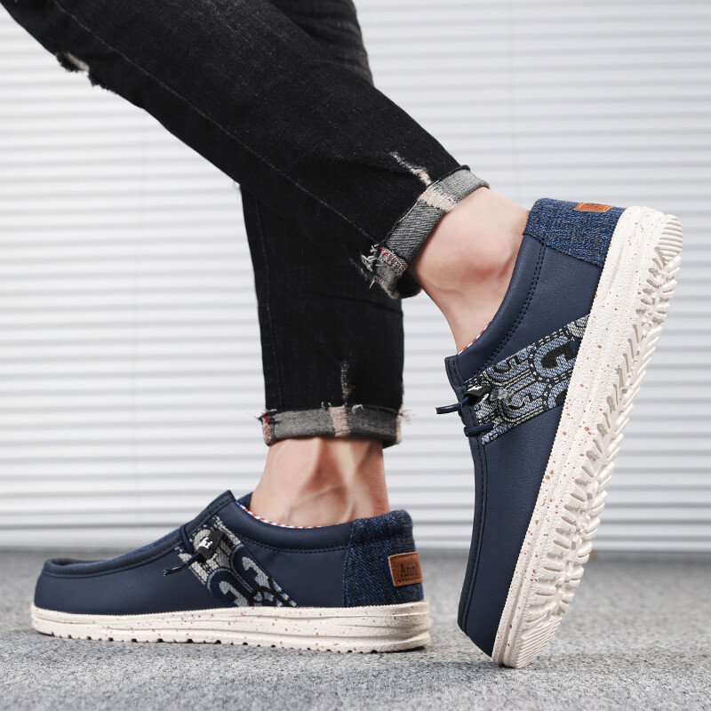 Ljetne muške platnene cipele za 2024. Espadrile Prozračne ležerne cipele Muške natikače Udobne ultralake Lazy cipele za čamac Velika veličina 48