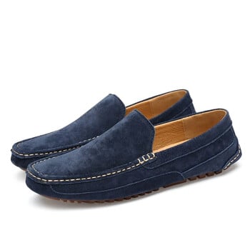 Suede Leather Ανδρικά Loafers Luxury 2024 Casual Παπούτσια για άντρες Χειροποίητα ανδρικά παπούτσια οδήγησης Slipon Ανδρικά παπούτσια μοκασίνια Zapatos