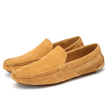 Suede Leather Ανδρικά Loafers Luxury 2024 Casual Παπούτσια για άντρες Χειροποίητα ανδρικά παπούτσια οδήγησης Slipon Ανδρικά παπούτσια μοκασίνια Zapatos