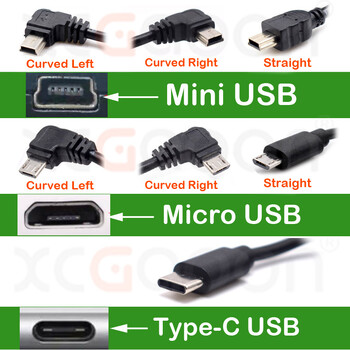 CarDash Cam Wire DVR Hardwire Cable Kit Εγγραφή βίντεο 12V-24V έως 5V 2,5A Mini Micro Type-C USB Charger Line Auto Dashcam Camera