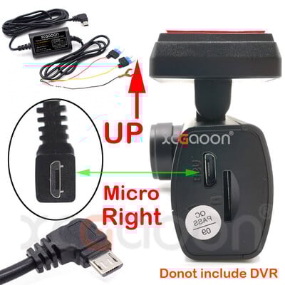 CarDash Cam Wire DVR Hardwire Cable Kit Video Recorder 12V-24V la 5V 2.5A Mini Micro Type-C USB Charger Line Auto Dashcam Camera
