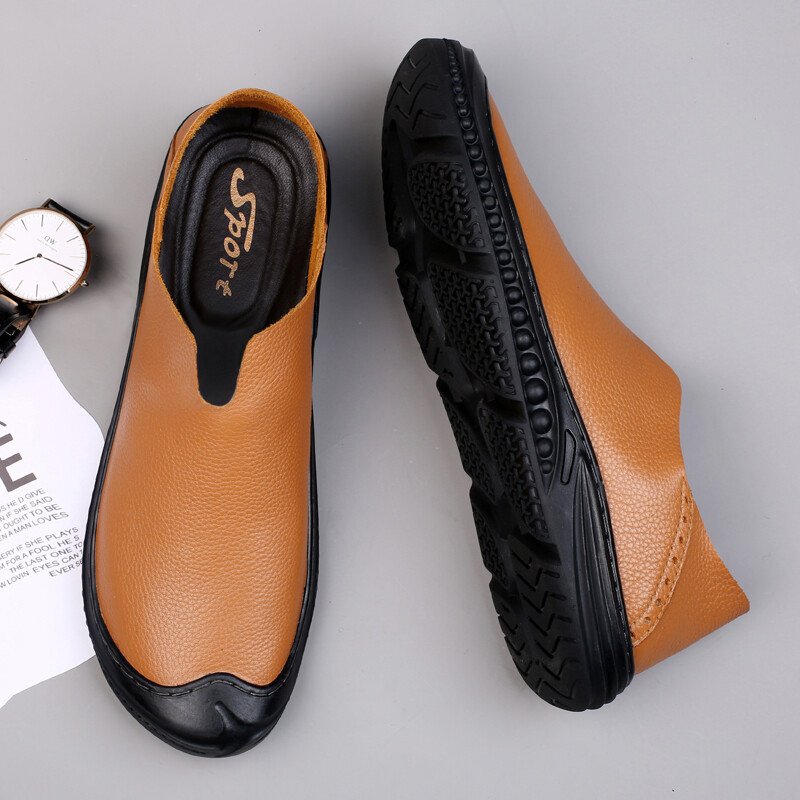 Mocasini din piele pentru bărbați Pantofi ușori de jos Pantofi ocazional pentru bărbați Dimensiune mare 35-47 Pantofi pentru bărbați Pantofi pentru bărbați Pantofi pentru drum liber