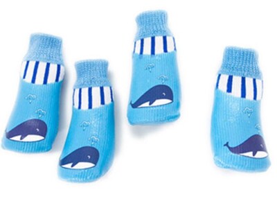 Väikeste koerte lemmikloomasokid karbis 4 tk/komplekt Veekindlad kutsikakingad Sügis-/talvised lemmikloomasokid koertele kutsikad