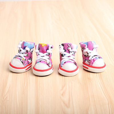 Väikesed sporditossud koerale Lemmikloomakingad kassidele kevad- ja sügissaapad libisemiskindlad kutsikajalatsid 4tk/komplekt Drop Shipping hulgimüük