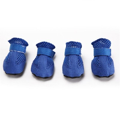 Μπότες Puppy Pet Υψηλής Προστασίας Αναπνεύσιμα Αντιολισθητικά Παπούτσια Φροντίδα Σκύλου Παπούτσια για Σκύλους Συντροφιάς Άνετα Εφαρμογή Εύκολο Καθαρισμό Πλέγμα Παπουτσιών Σκύλου