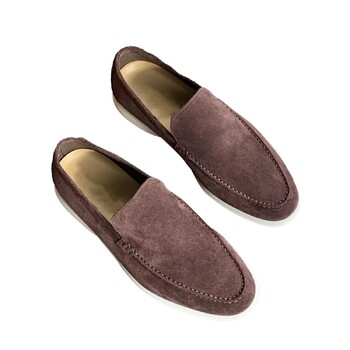 Νέα Loafer Ανδρικά Παπούτσια Casual Flat παπούτσια Υψηλής ποιότητας PU Loafers Fashion Ανδρικά Solid Slip-On Party Στρογγυλή κεφαλή πάνινα παπούτσια με χοντρή σόλα