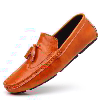 MAEDEF Ανδρικά Loafers Παπούτσια Άνετα slip-on Driving Moccasins Ανδρικά μάρκα καφέ δερμάτινα παπούτσια για σκάφος Casual Flat παπούτσια για άνδρες