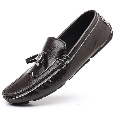 MAEDEF Ανδρικά Loafers Παπούτσια Άνετα slip-on Driving Moccasins Ανδρικά μάρκα καφέ δερμάτινα παπούτσια για σκάφος Casual Flat παπούτσια για άνδρες
