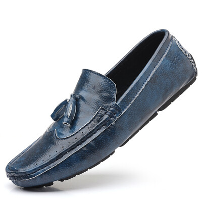 MAEDEF Ανδρικά Loafers Παπούτσια Άνετα slip-on Driving Moccasins Ανδρικά μάρκα καφέ δερμάτινα παπούτσια για σκάφος Casual Flat παπούτσια για άνδρες