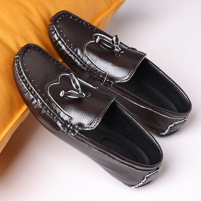 MAEDEF Ανδρικά Loafers Παπούτσια Άνετα slip-on Driving Moccasins Ανδρικά μάρκα καφέ δερμάτινα παπούτσια για σκάφος Casual Flat παπούτσια για άνδρες
