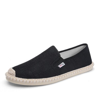 PUPUDA Muške mokasine Meke visokokvalitetne proljetne platnene ribarske cipele Tenisice Muške espadrile Trend Ravne cipele Muške ljetne