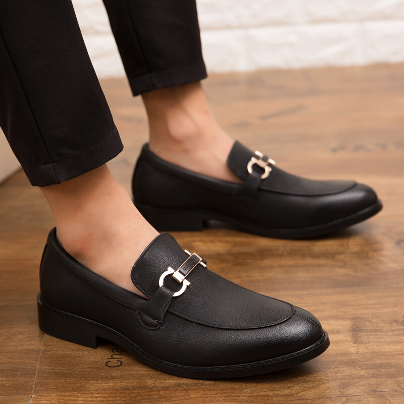 Muške ležerne cipele Udobne ravne kožne cipele za van Neklizajuće Prozračne Modne mokasine Tenisice Ležerne cipele za brod p4