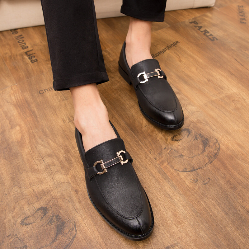 Muške ležerne cipele Udobne ravne kožne cipele za van Neklizajuće Prozračne Modne mokasine Tenisice Ležerne cipele za brod p4