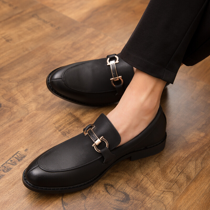 Muške ležerne cipele Udobne ravne kožne cipele za van Neklizajuće Prozračne Modne mokasine Tenisice Ležerne cipele za brod p4