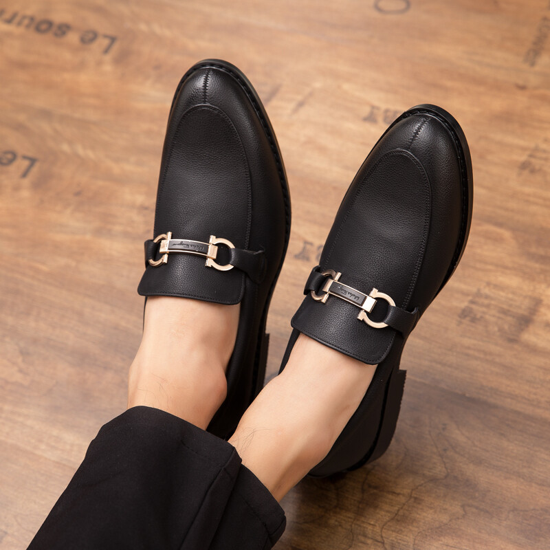 Muške ležerne cipele Udobne ravne kožne cipele za van Neklizajuće Prozračne Modne mokasine Tenisice Ležerne cipele za brod p4