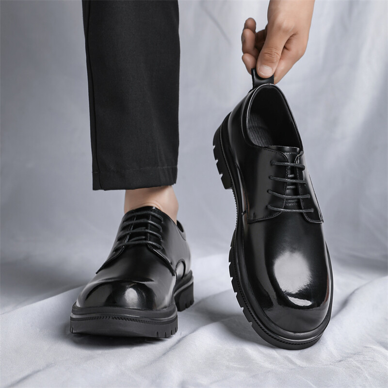 Δερμάτινα ανδρικά παπούτσια με κορδόνια oxfords Loxury brand casual παπούτσια Ανδρικό φόρεμα Επίσημα Loafers Ανδρικά μοκασίνια Homme Ανδρικά παπούτσια για βάρκα