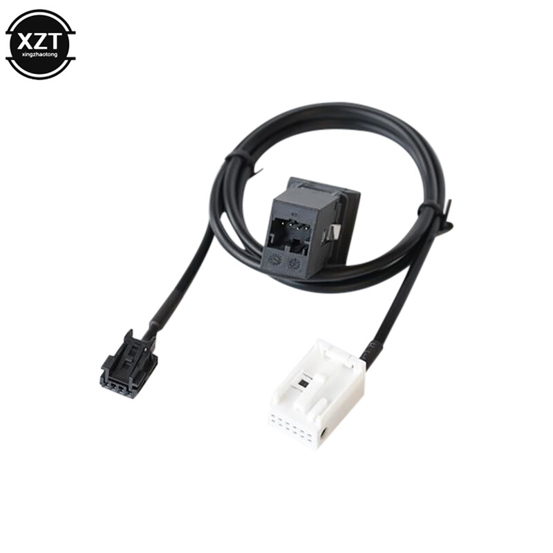 1 set adaptera za sučelje AUX prekidača za automobil u utičnici s kabelskim snopom za VW1 RCD510 RCD310 RNS315 Jetta 5 MK5 Golf 6 MK6