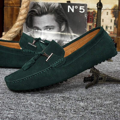 Muške ležerne cipele Modne muške kožne muške natikače Mokasine velike veličine Muške ravne cipele Udobne cipele za čamac Luksuzne visoke kvalitete