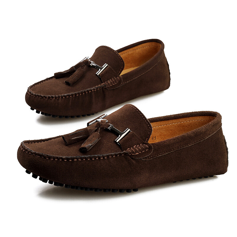Muške ležerne cipele Modne muške kožne muške natikače Mokasine velike veličine Muške ravne cipele Udobne cipele za čamac Luksuzne visoke kvalitete