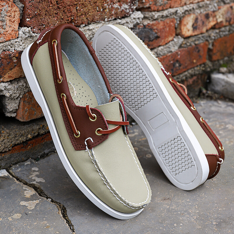 Αναπνεύσιμα ανδρικά casual δερμάτινα καλοκαιρινά slip on loafers Hot sale Ανδρικά διαμερίσματα βάρκα Ευέλικτα άνετα παπούτσια οδήγησης ανδρικά μοκασίνια